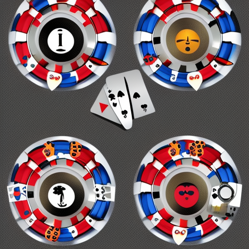 The image shows a poker hand with five cards arranged in a fan shape. The cards are all different suits and values, ranging from a two to an ace. The image is meant to illustrate the basics of poker hands, showing that the best
