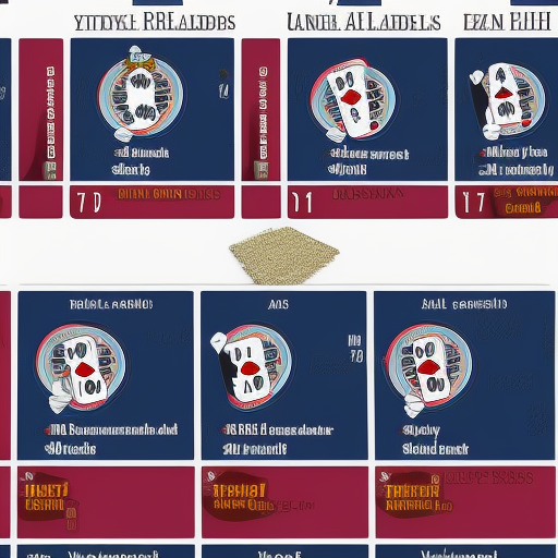 The image shows a chart of the different types of poker hand rankings, from highest to lowest. The chart includes the names of the hands, such as Royal Flush, Straight Flush, Four of a Kind, and Full House, along